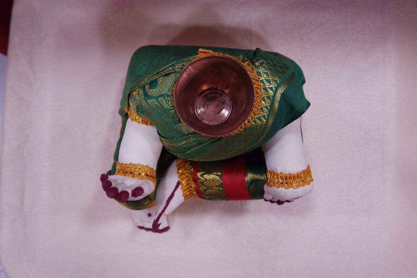 Sriman Vara maha Laksmi vratham Ammavaru amman pooja Lakshmi Body Green - 9 Inch