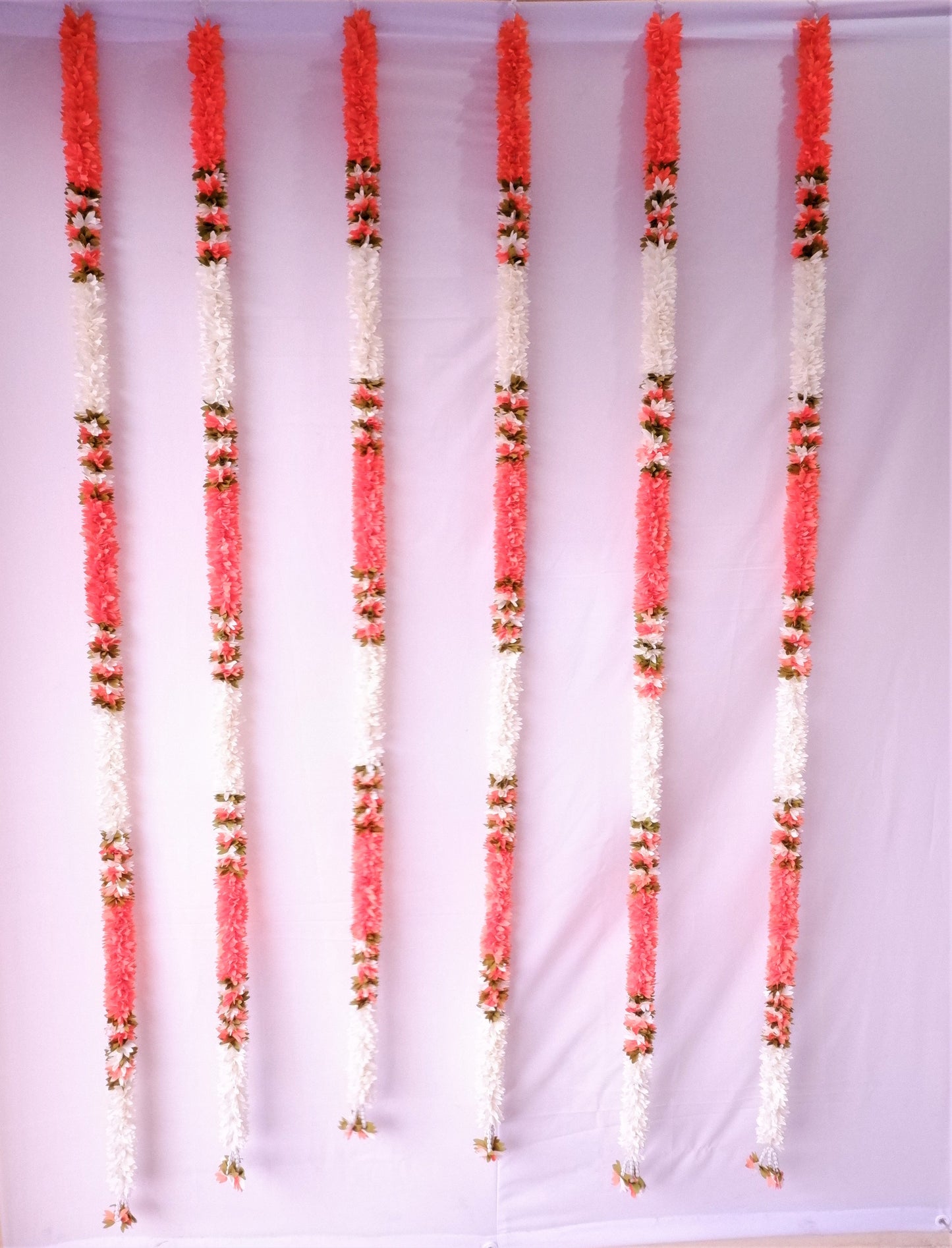 Decoration flowers and wall hanging flowers can be used to decorated for rooms and windows vibrant colours