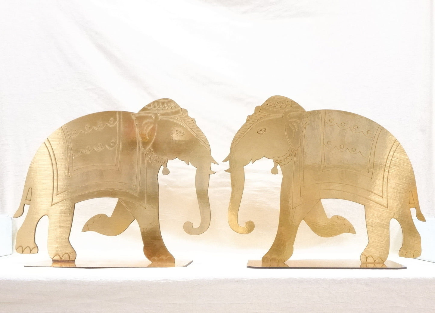 sriman decoration pair of elephant for vara maha lakshmi big size