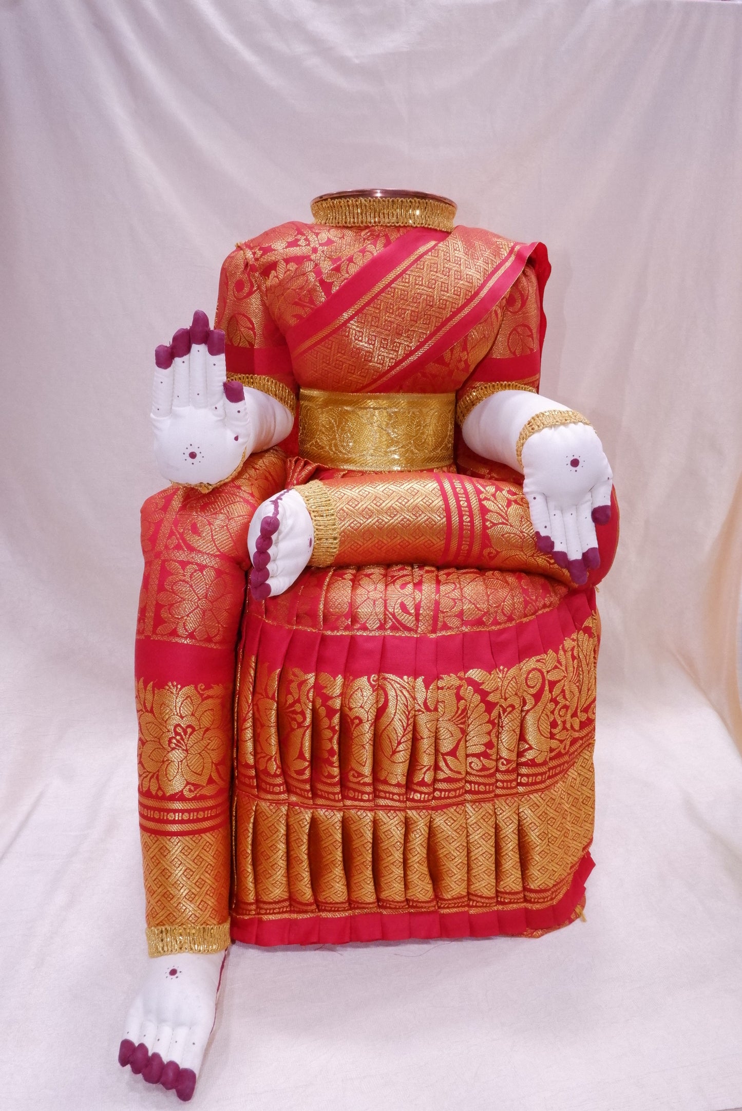 sriman classical pink vara maha lakshmi pooja doll