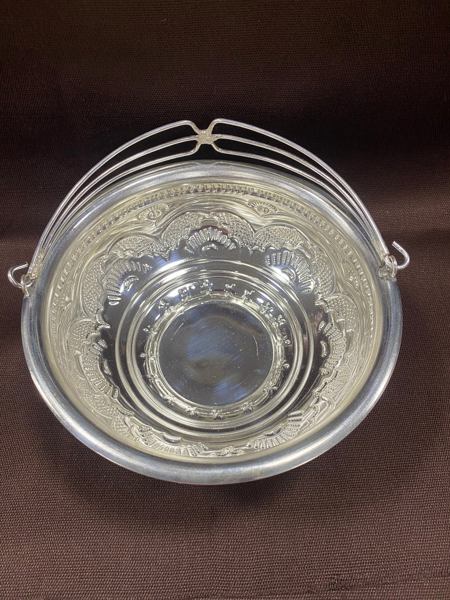 sriman pooja bowl German silver