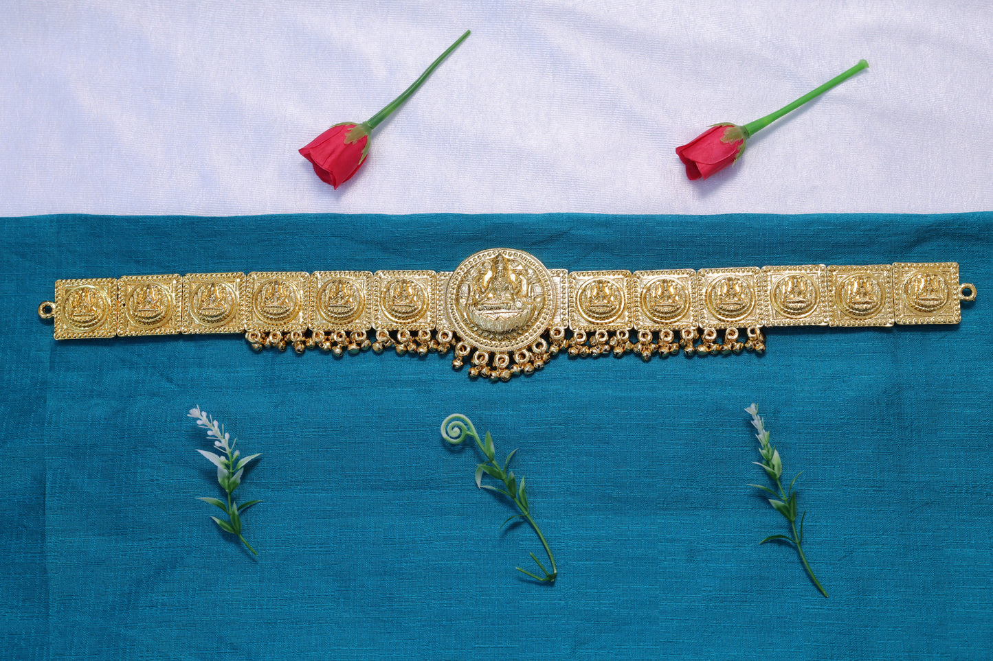 Kids Lakshmi temple jewellery waist belt oddiyanam for Bharatanatyam