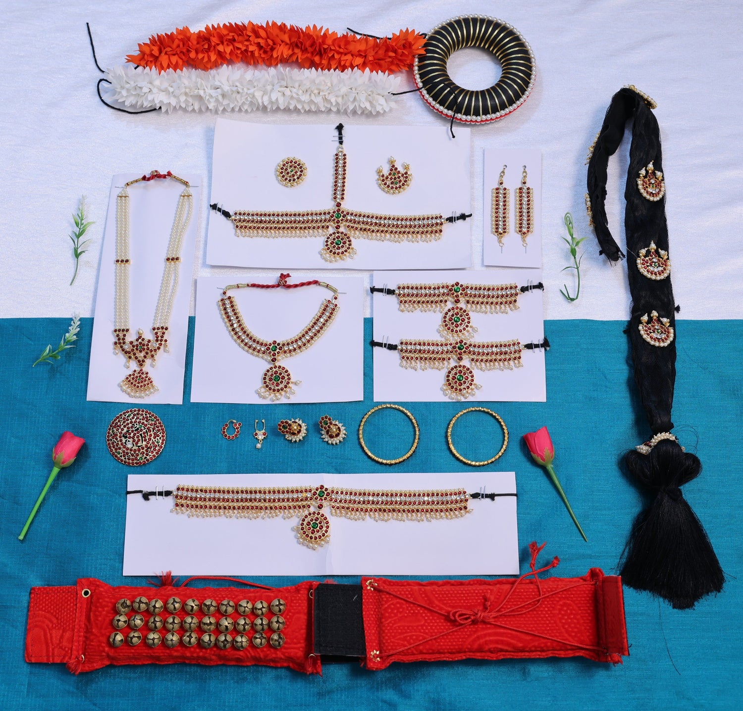 Kids Bharatanatyam and Kuchipudi classical dance jewellery collection