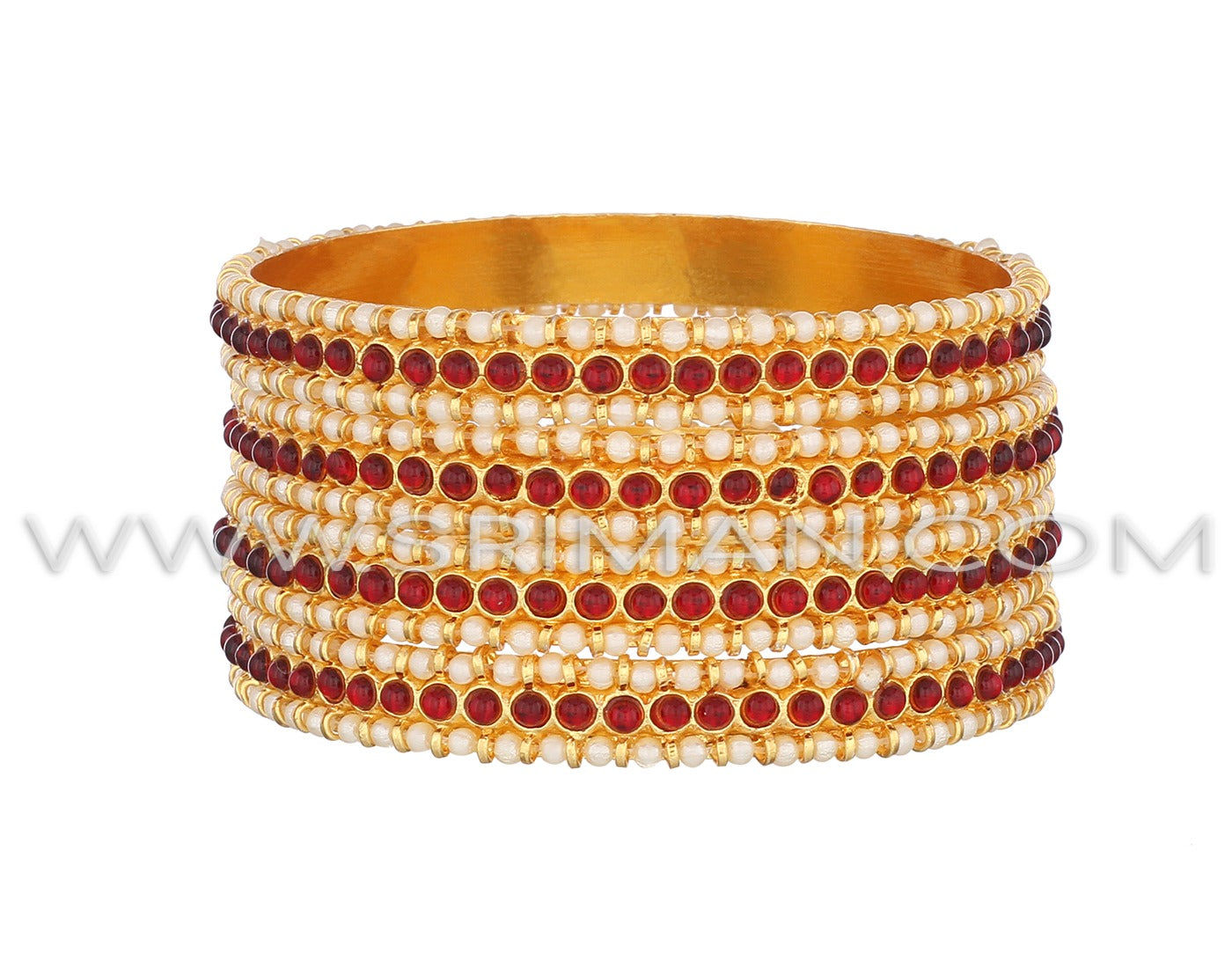 kempu bangles and bajuband bharatanatyam temple jewellery