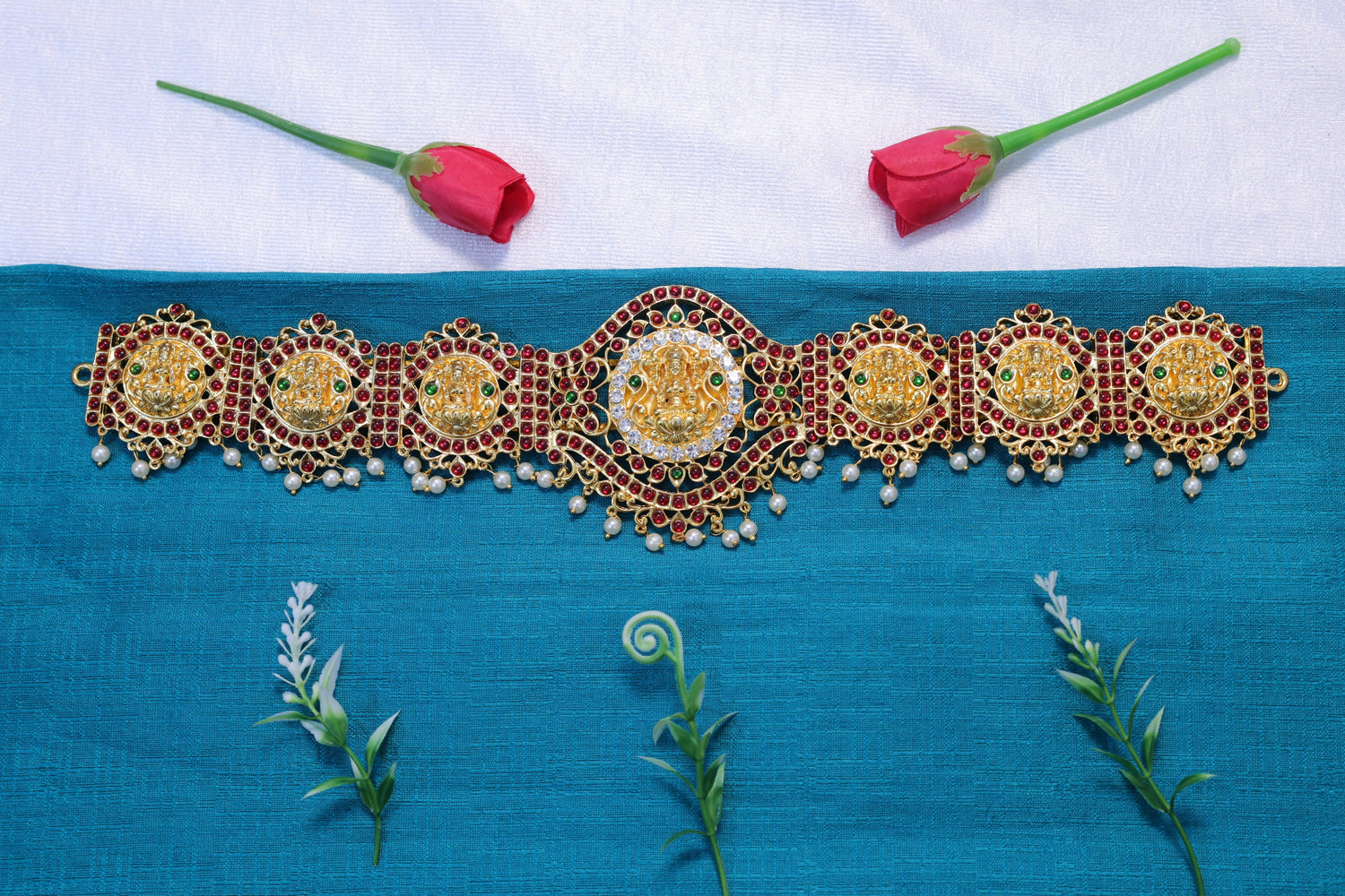 Bharatanatyam kuchipudi waist belt vaddanam jewellery