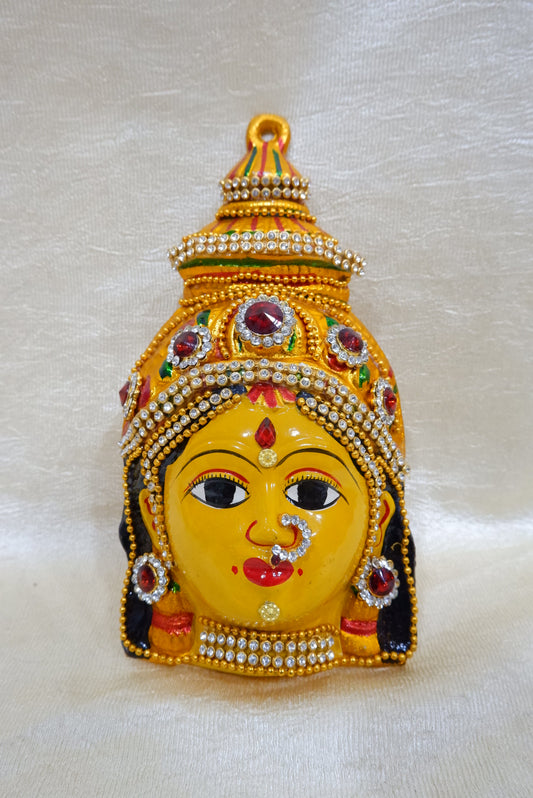 sriman  Lakshmi vratam pooja Lakshmi face in 6 inch
