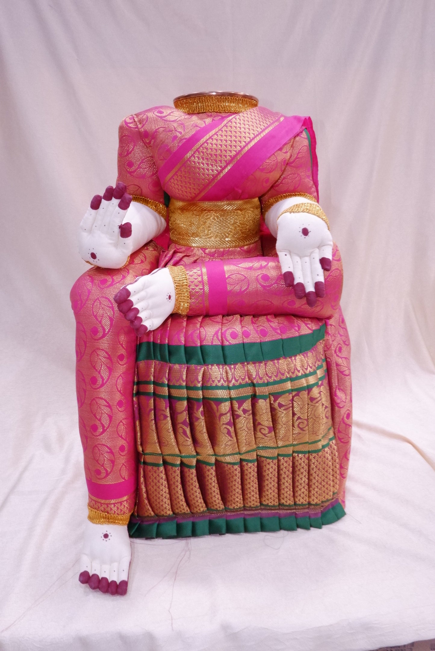 sriman ammavaru vara maha lakshmi stunning pink  21 inches doll