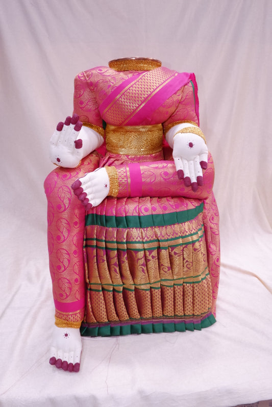 sriman ammavaru vara maha lakshmi stunning pink  21 inches doll