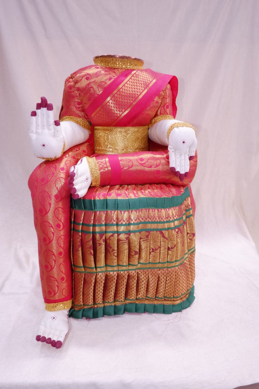 sriman classical pink vara maha lakshmi pooja doll