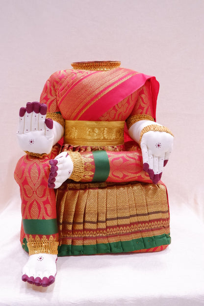 SRIMAN Stunning   Gilded Varalakshmi Idol