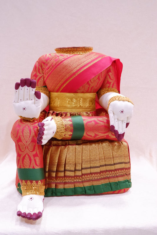 SRIMAN Stunning   Gilded Varalakshmi Idol