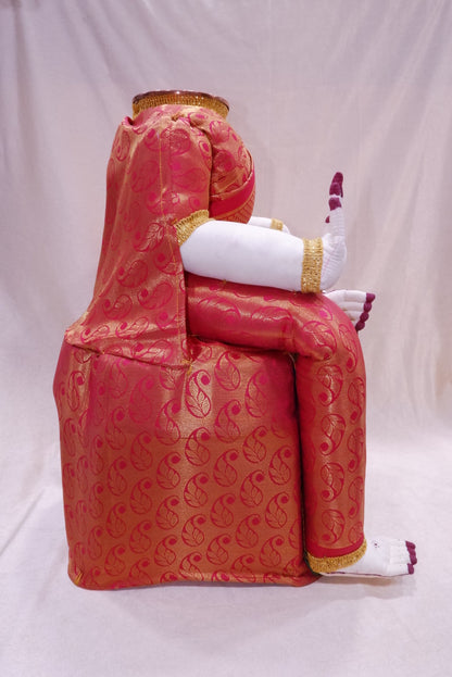 sriman classical pink vara maha lakshmi pooja doll