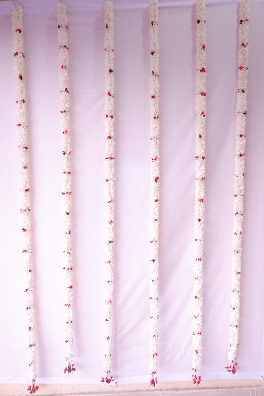 sriman Hanging Artificial Flower Garland Set for Decoration of Door and windows