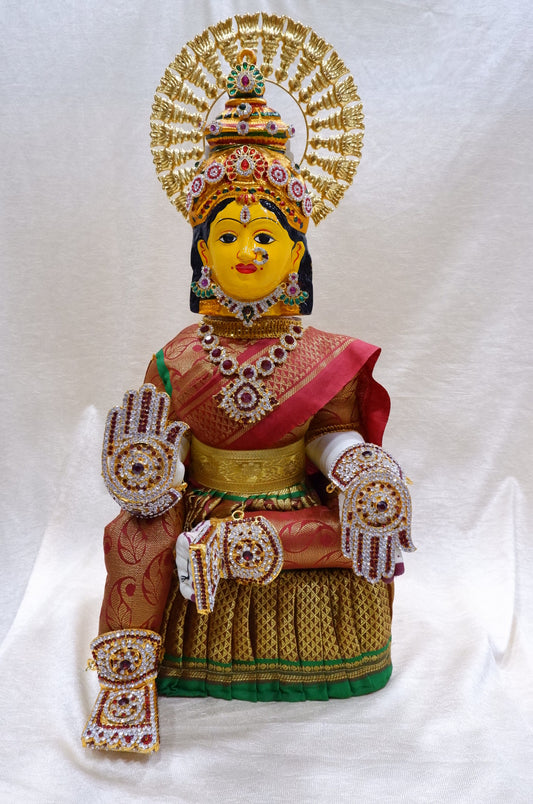 sriman vara maha lakshmi vratam ready idol for pooja