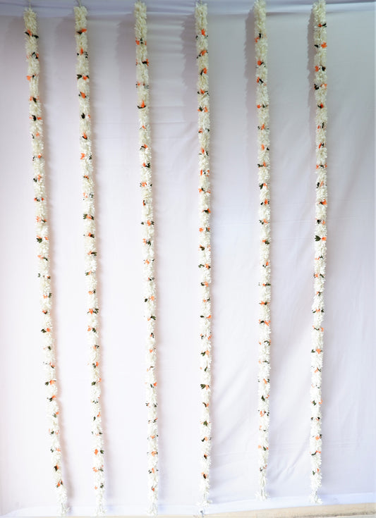 sriman decoration  long flowers 6 feet with vibrant colours