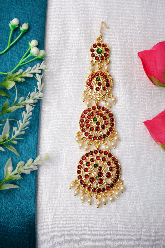 Kuchipudi Mang Tika traditional maang tikka for classical dance