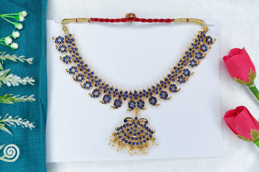 Traditional temple jewellery for classical dance