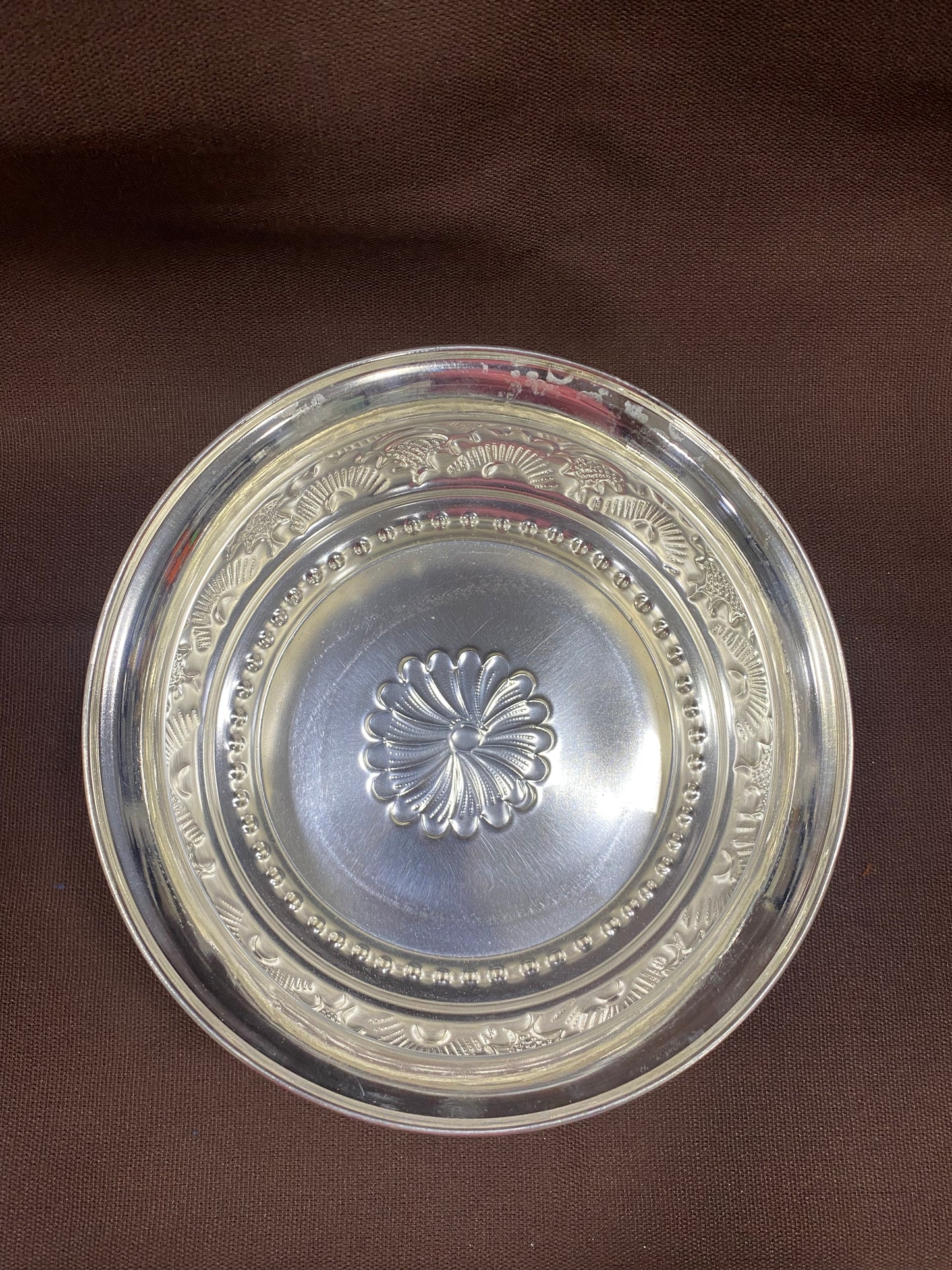 sriman German silver fruit Basket