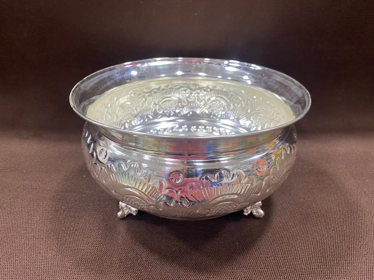 sriman German silver fruit Basket