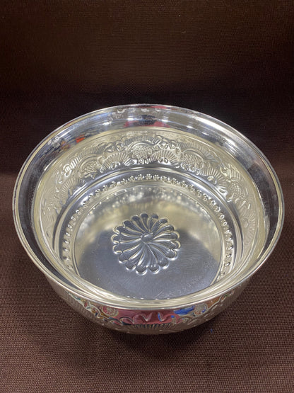 sriman German silver fruit Basket