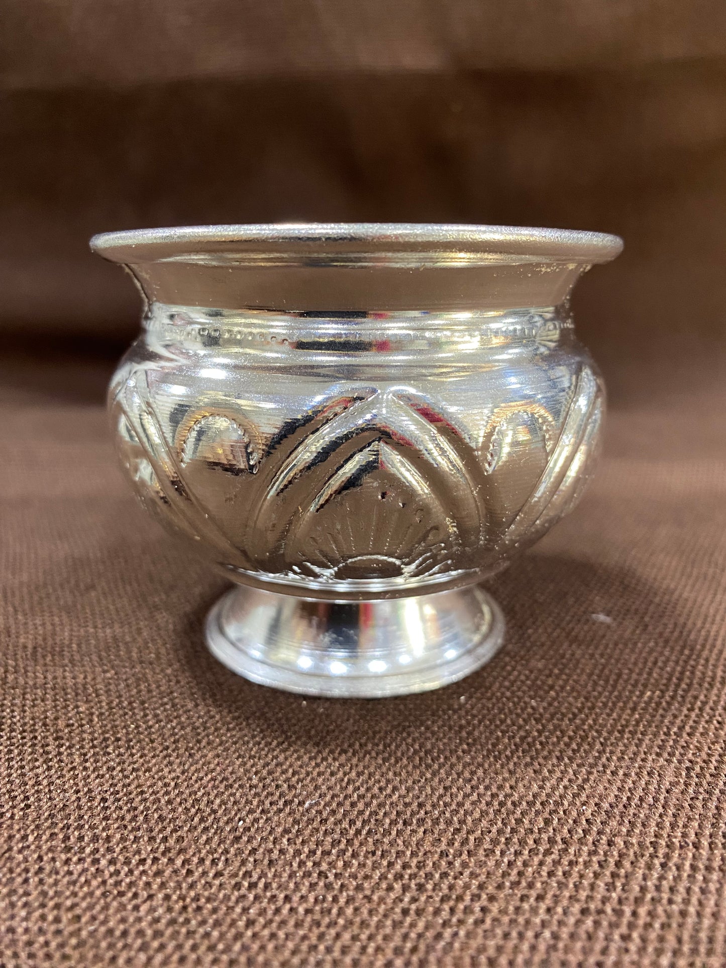 sriman german silver cup height is 2