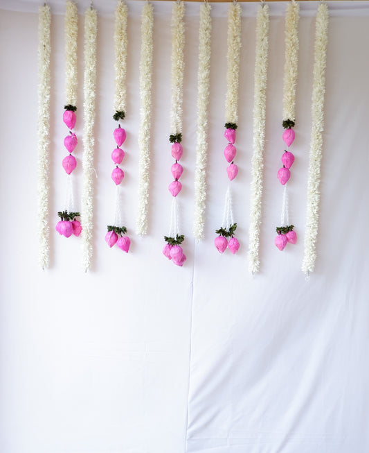 sriman decoration flowers for varamaha lakshmi pooja