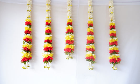 sriman decoration  flowers and  artificial flowers for varamaha lakshmi easy to set up the decoration