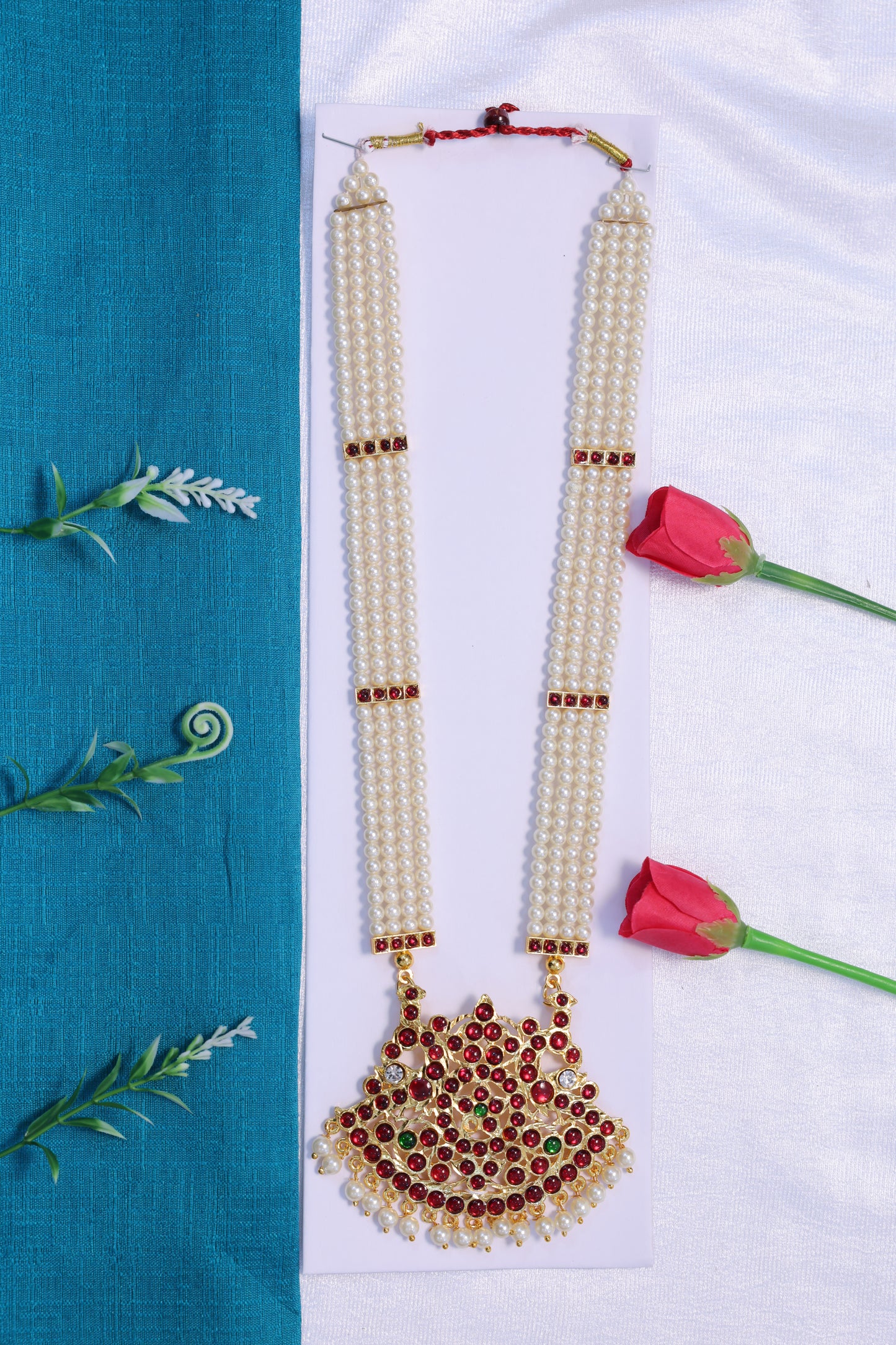 moti haram pearl necklace bharatanatyam kuchipudi classical dance jewellery