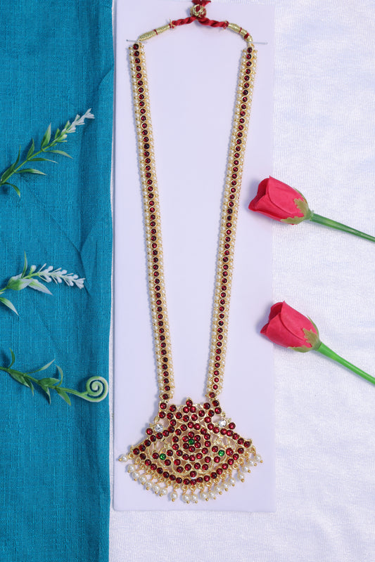 simple haram for beginners bharatanatyam kuchipudi dance ornaments long necklace