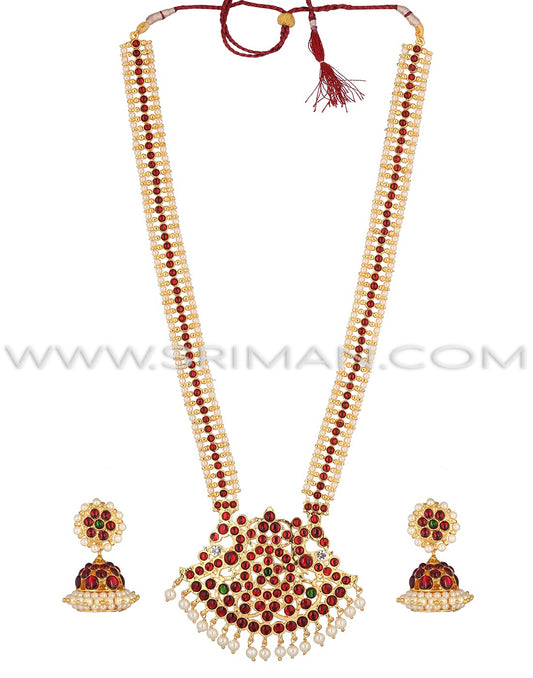 SRIMAN KEMPU LONG HARAM WITH EARINGS