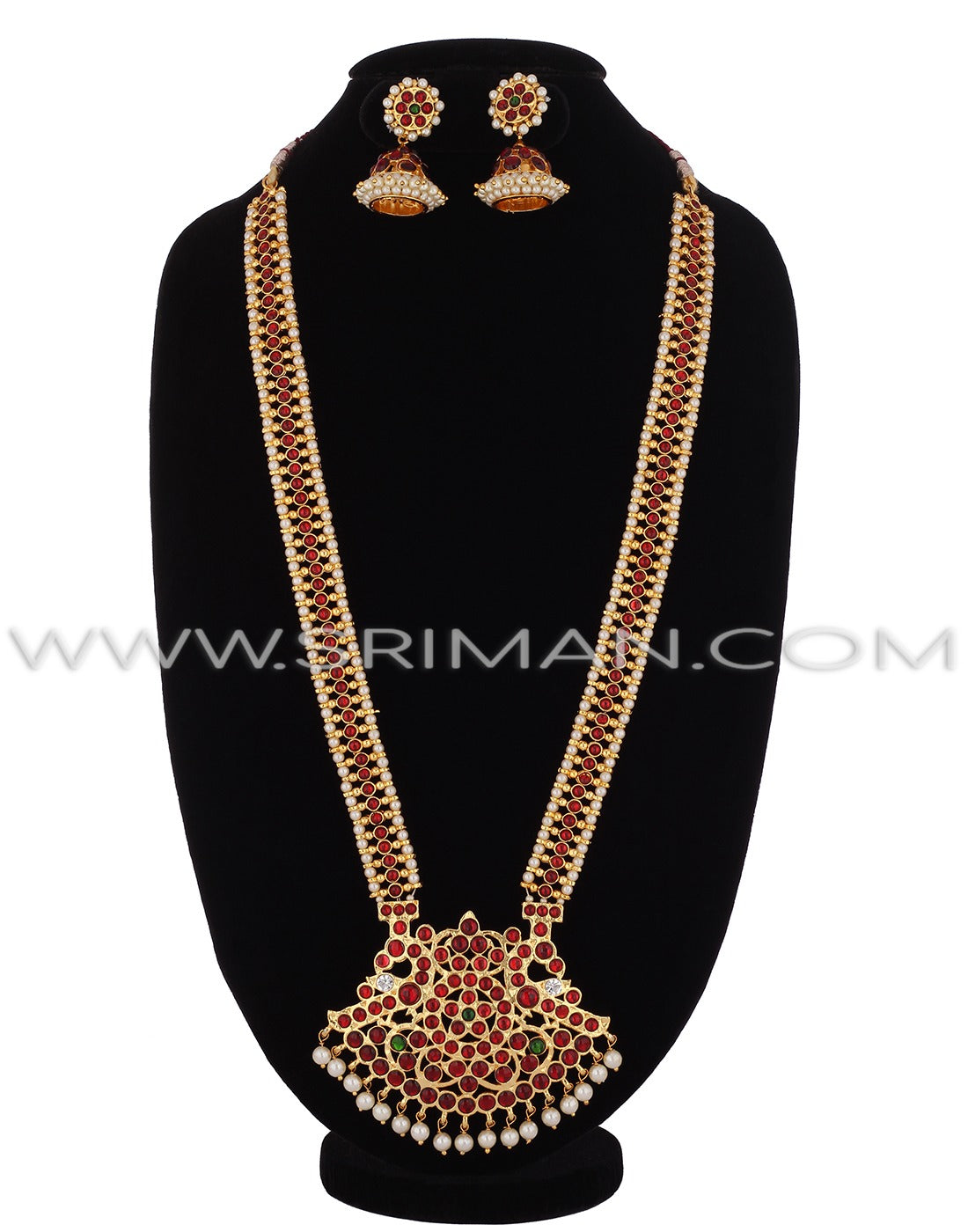 SRIMAN KEMPU LONG HARAM WITH EARINGS