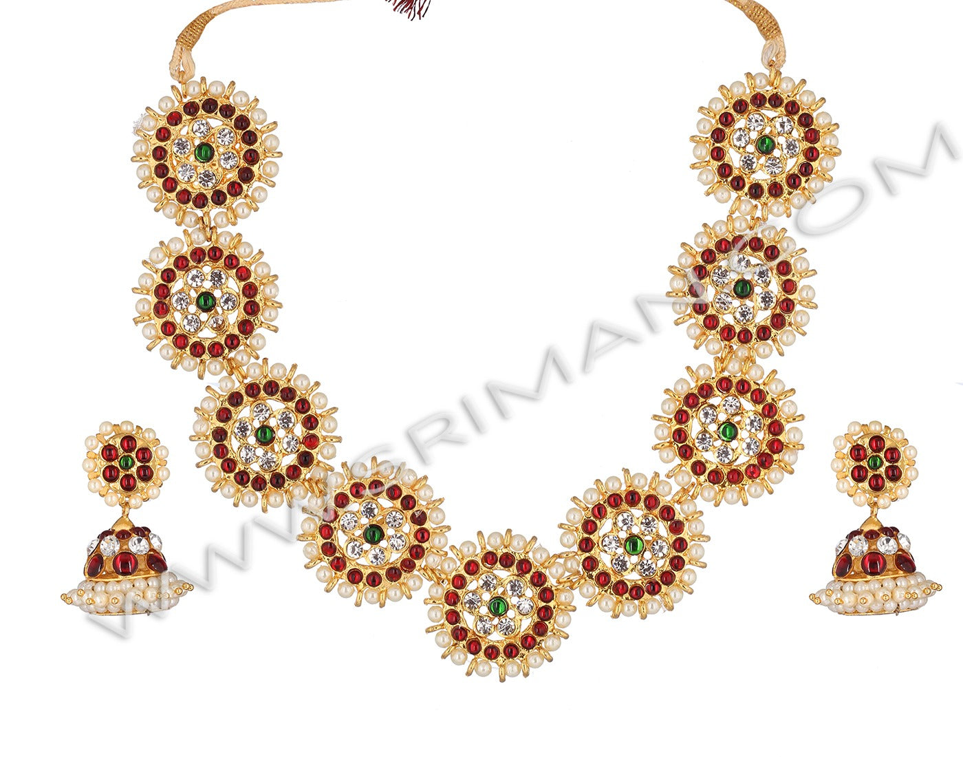 SRIMAN TRADITIONAL CHOKER NECKLACE SET