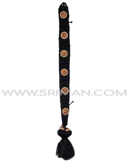 Assembled Hair And Jada Set With Hair Kunjalam