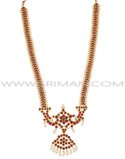 Kempu haram peacock design for bharatantaym and kuchipudi dance