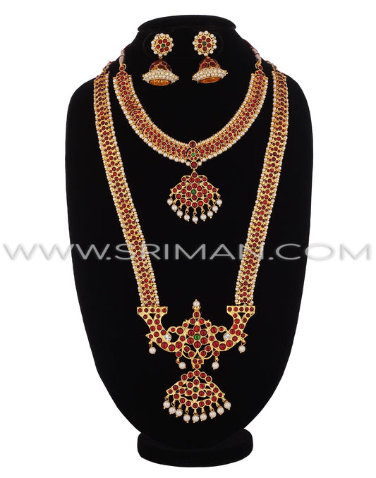 Kempu haram peacock design for bharatantaym and kuchipudi dance