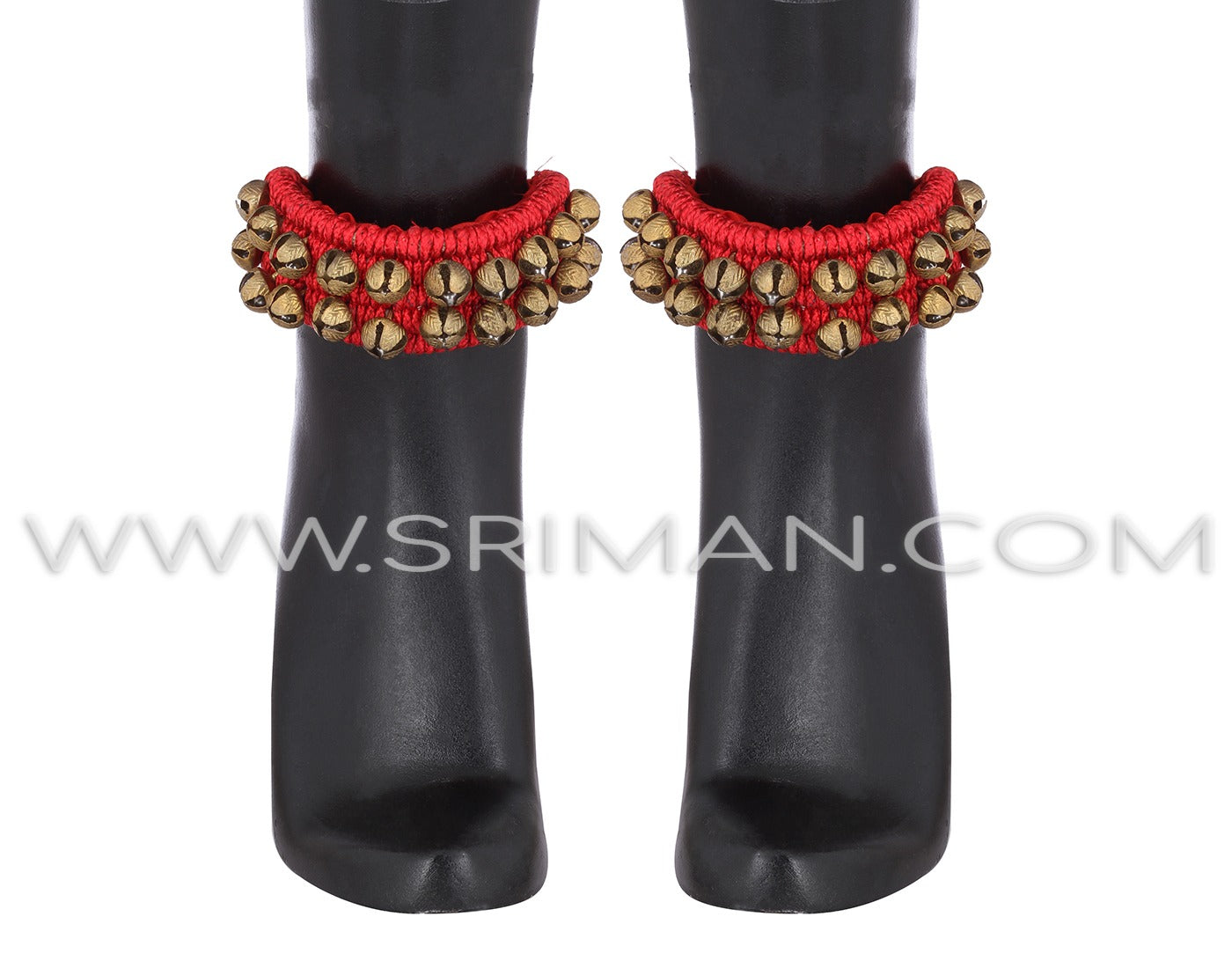 lightweight 2 rows ghungroo dance anklets
