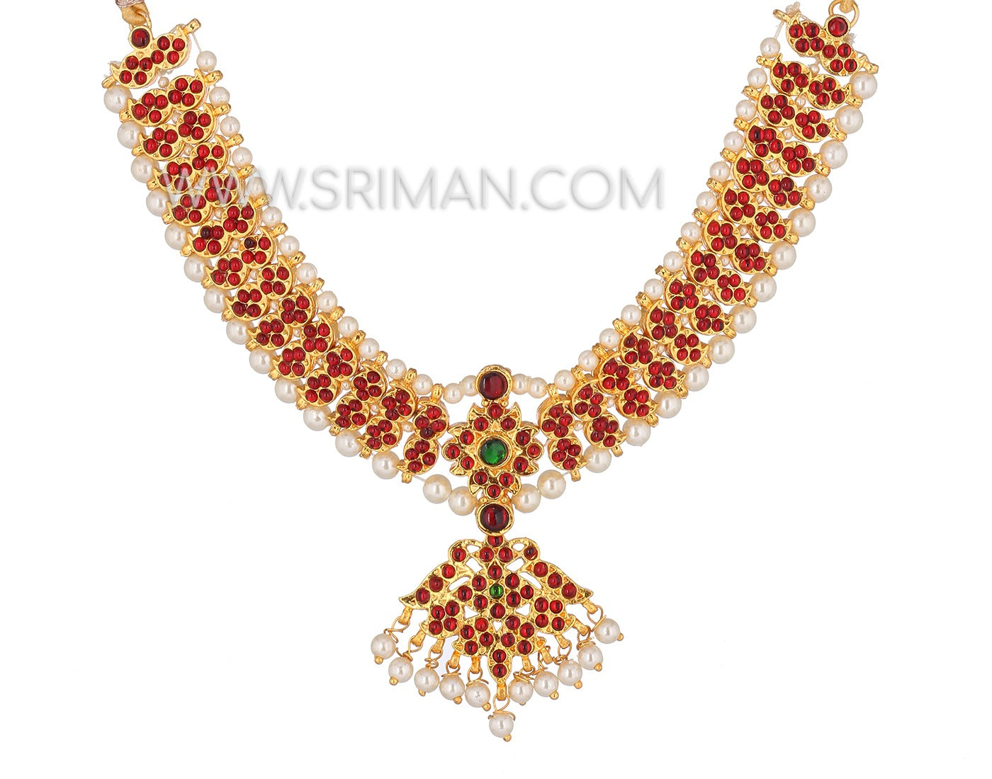 Pusthala Design Sriman bharatanatyam necklace – sriman