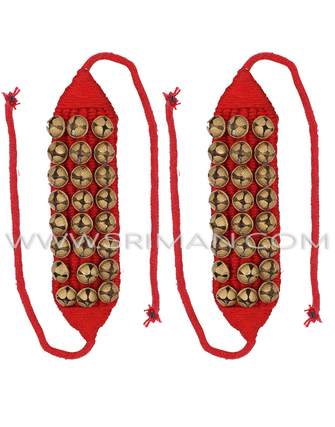 3 rows salangai ghungroo bharatanatyam dance anklets