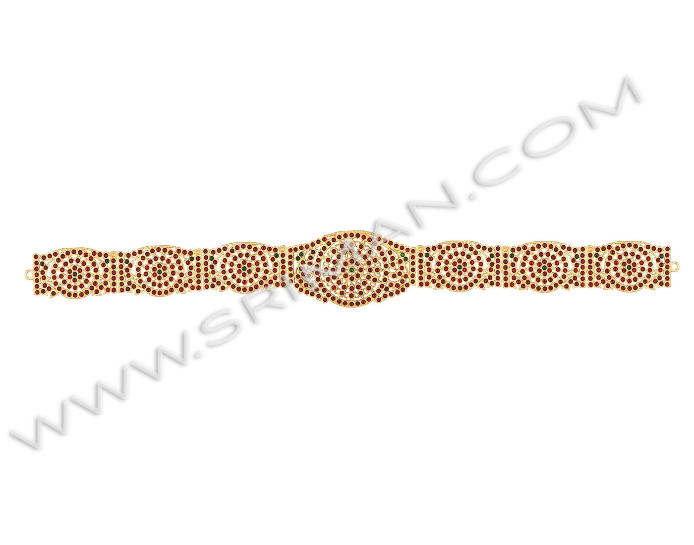 Traditional Gold Waist Belt for Bharatanatyam & Kuchipudi | Vaddanam / Oddiyanam Jewellery