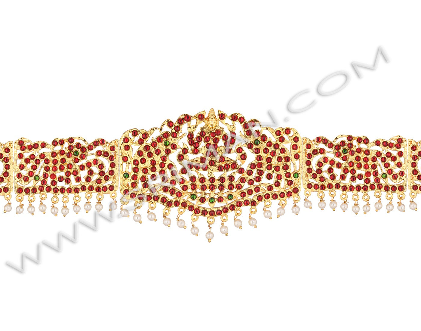 SRIMAN KEMPU STONES WAIST BELT