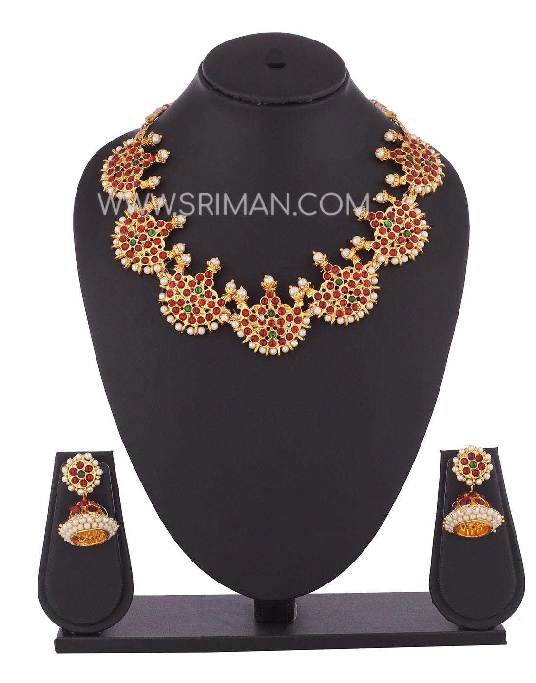 SRIMAN DESINGER CHOKER SET WITH EARINGS