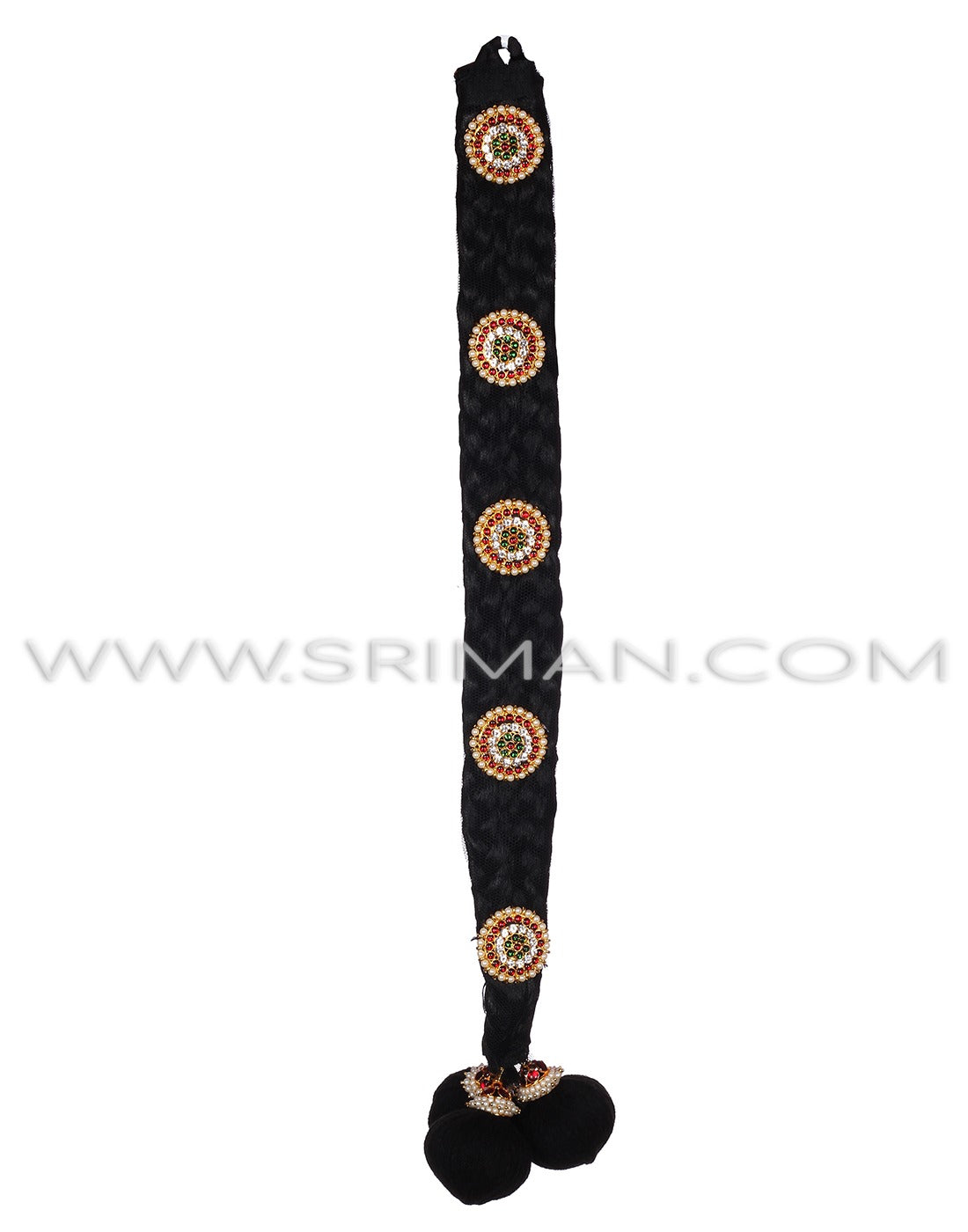 Assembled Hair And Jada With Round Kunjalam