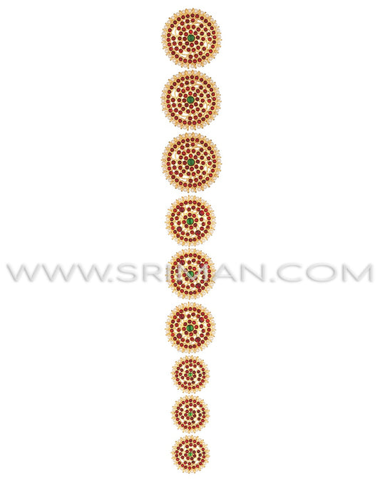 SRIMAN KEMPU STONES STUDES JADABILLALU