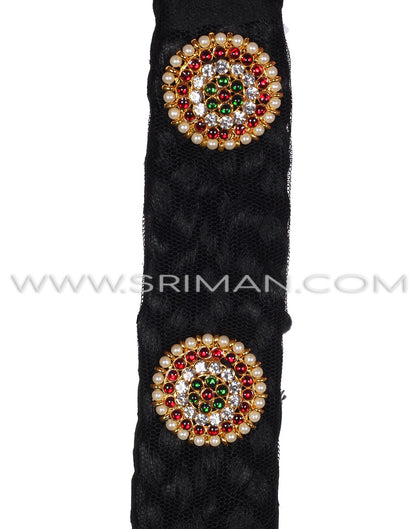 Assembled Hair And Jada With Round Kunjalam