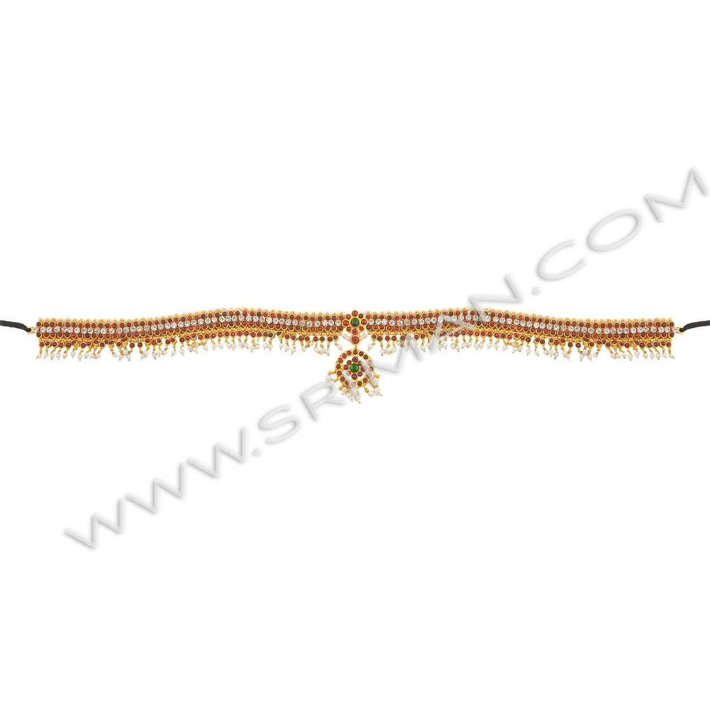 SRIMAN TEMPLE DANCE JEWELLERY SET- MANGO