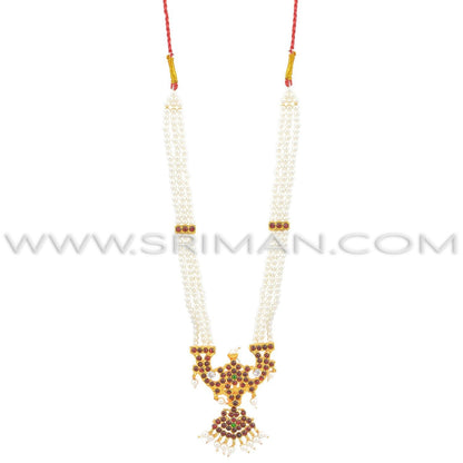 Kids Bharatanatyam Jewellery set kempu design - 10 items