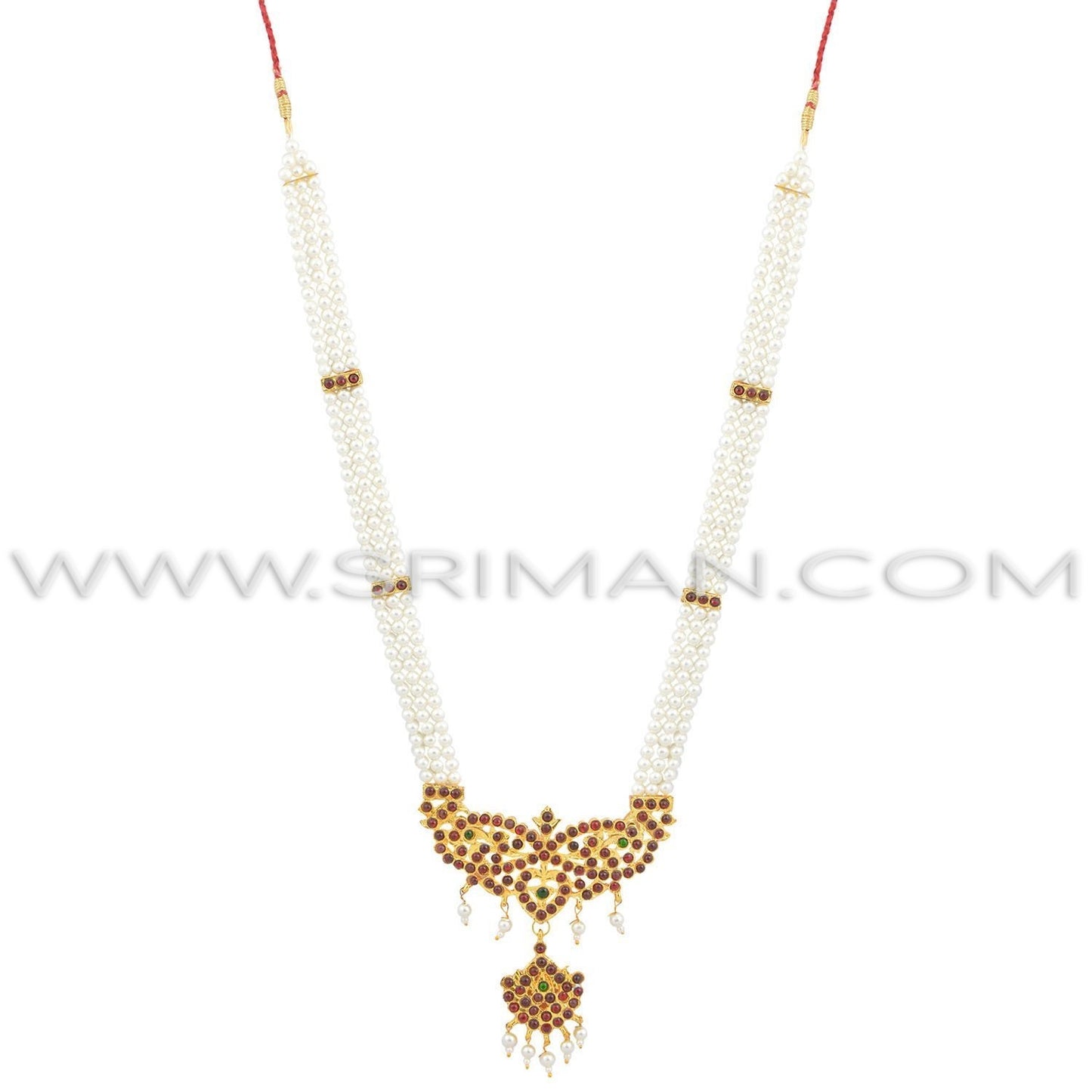 BHARATANATYAM DANCE JEWELLERY SET - 10 ITEMS
