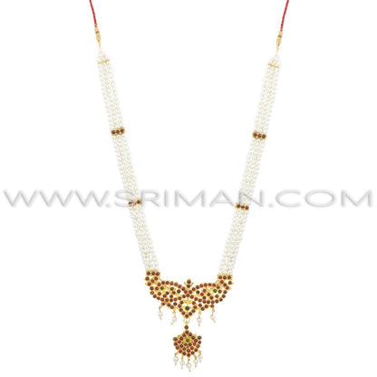 BHARATANATYAM DANCE JEWELLERY SET - 10 ITEMS