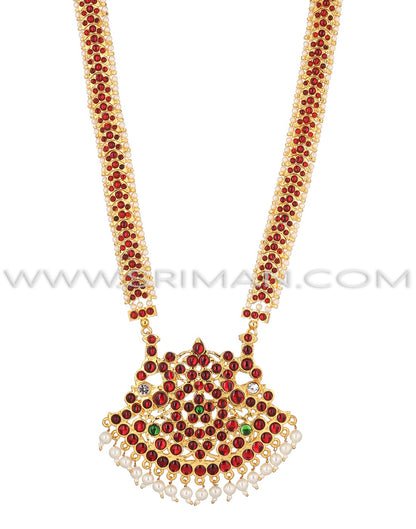 SRIMAN KEMPU LONG MOTI HARAM  WITH EARINGS