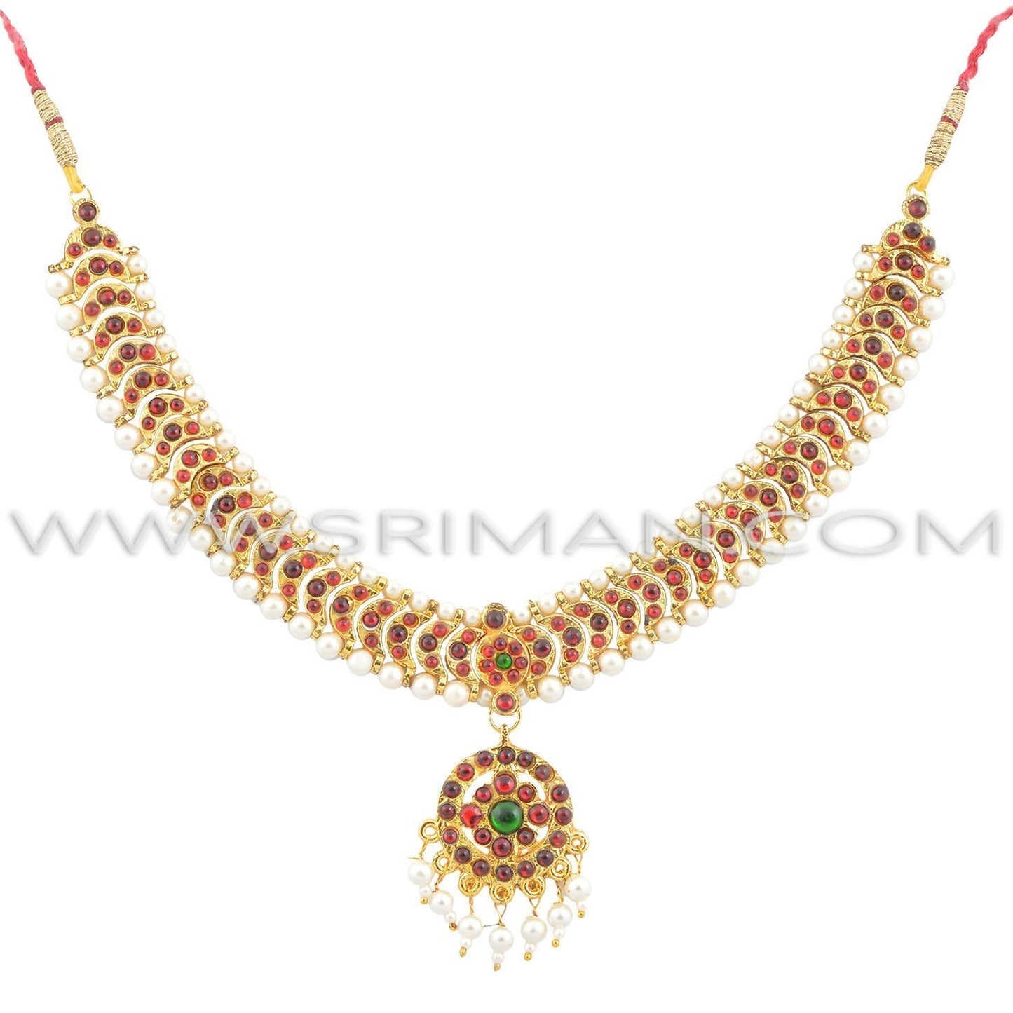BHARATANATYAM DANCE JEWELLERY SET - 10 ITEMS